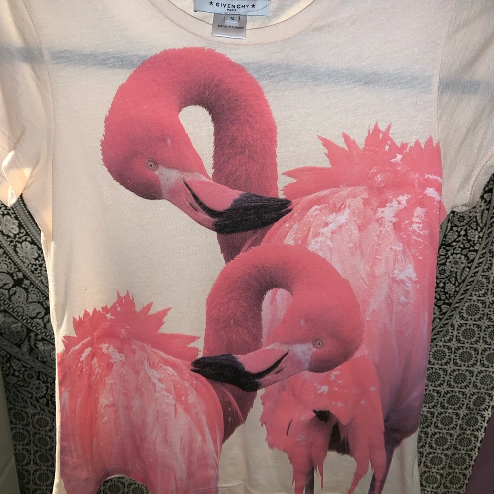 Givenchy pink flamingo shirt